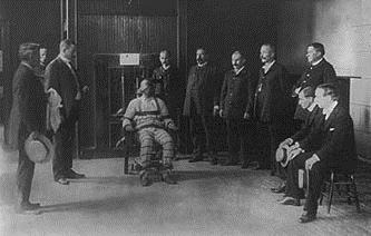 Electric chair execution