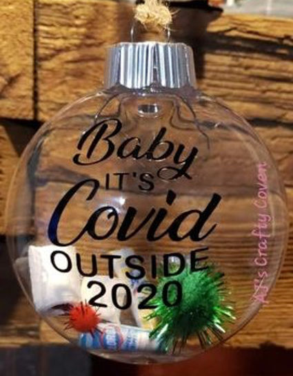 A 2020 COVID-19 holiday ornament