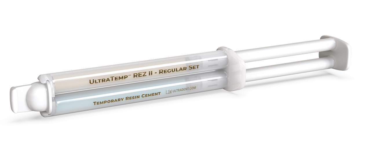 The UltraTemp Rez II temporary dental cement